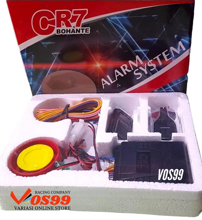 Alarm Motor Remote Fitur Lengkap Anti Maling Alarm System CR7