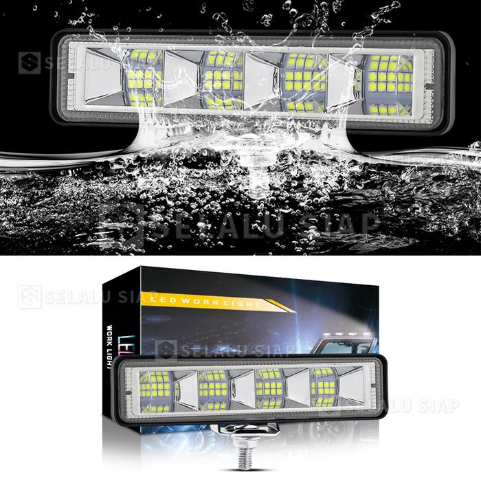 Lampu Tembak Sorot 24 mata 50 watt 6000k 12v-24v anti panas lampu sorot foglamp motor mobil tembus h
