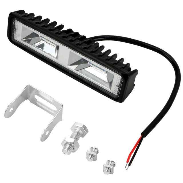 Lampu Sorot Mobil LED Spotlight Headlight 16 W Cool White / lampu taman hias depan rumah tenaga sury