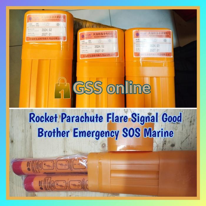 Rocket Parachute Flare Signal Good Brother Emergency SOS Marine