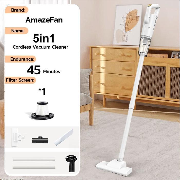 AmazeFan 6in1 hand vacuum cleaner 22000Pa rumah lantai karpet Kasur keyboard laptop vacuum cleaner