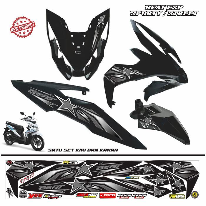 Striping Beat Fi New Esp 2017 2018 2019 Sticker Setiker Beat Motif Design Vietnam Motif Terlaris sti