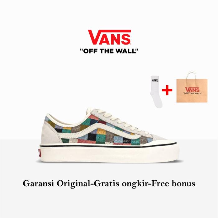 Sepatu Vans Style 36 Decon Sf Woven Checkerboard Multicolor Pria Original Global Market Vans Catur W