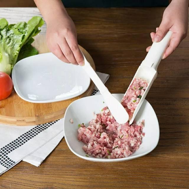 ALAT PEMBUAT DAN PEMBENTUK BAKSO - BAKWAN - PENTOL GORENG - BASO BULAT MEAT MAKER CETAK BALL MANUAL
