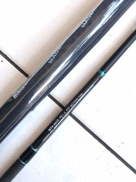 Joran Jig PE 1-3 dan 2-4 Maguro Thalia 602 632S Drag 12Kg Joran Jigging Joran Laut