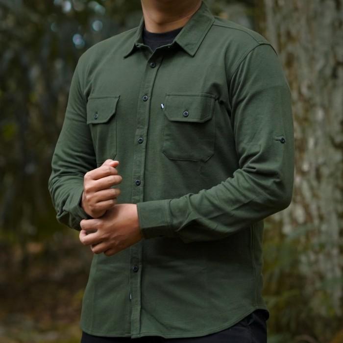 Kemeja Basic Vuxor Adventure Series Bronze Green
