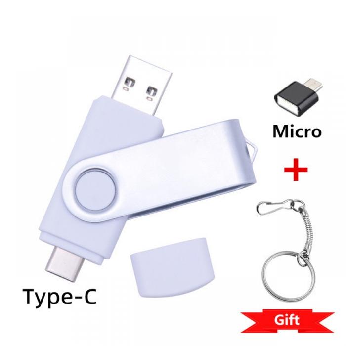 Kingston 2TB 1TB 2 in 1 Micro OTG Flash Drive Memori USB Flashdisk Android Dan Komputer