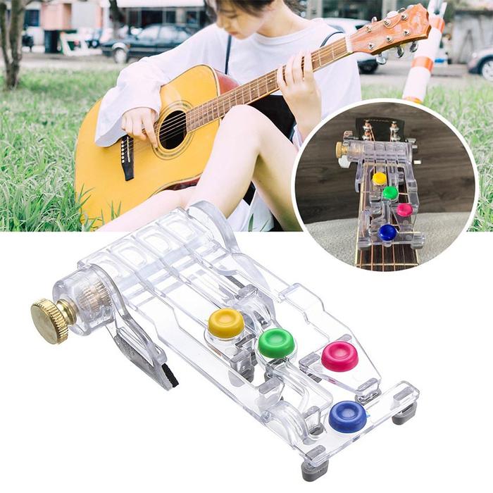 KUK Alat Bantu Belajar Gitar Alat Bantu Mengajar Chord Buddy Gitar Anti Sakit