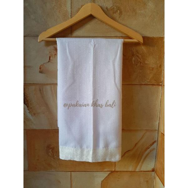 Limited! SAPUT GARIS PUTIH | SAPUT PUTIH DEWASA | KAIN BALI | SAPUT MURAH Sale