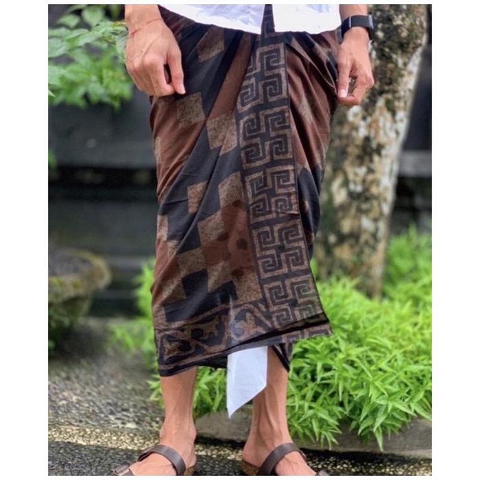 Promo! SAPUT BATIK PRINT INDIGO || SAPUT BATIK BALI Murah