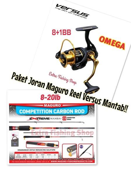 PAKET JORAN MAGURO REEL VERSUS MANTAB BONUS SENAR GALATAMA