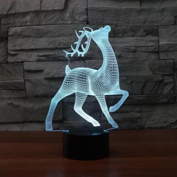 LAMPU HIAS LED ACRYLIC NATAL SANTA SINTERKLAS RUSA SALJU RUDOLF MERRY CHRISTMAS TRANSPARANT KACA AKR