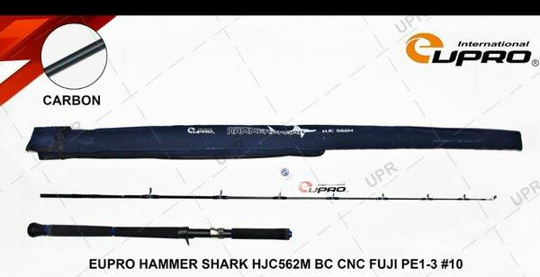 joran eupro hammershark hjc 562 m pe 1-3 165 cm joran jigging overhead tanduk