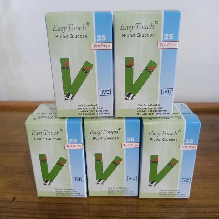 ISI 25 STRIP STRIP EASYTOUCH GULA DARAH / EASY TOUCH-ETG