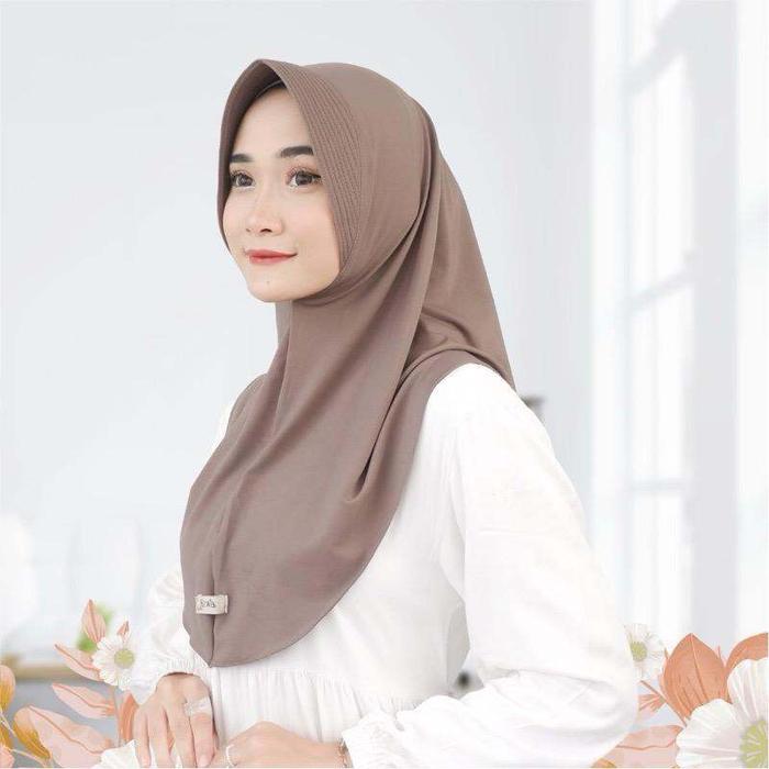 HIJAB BERGO HAMIDAH JERSEY SIZE M (LABEL ShenaHijab) PREMIUM
