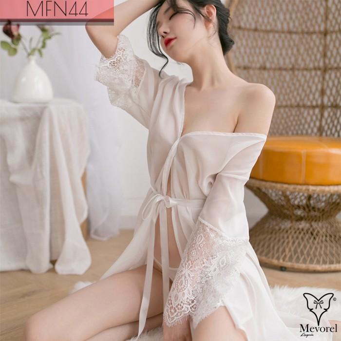 Sexy Lingerie Baju Tidur Kimono Big Size Jumbo Seksi Transparan