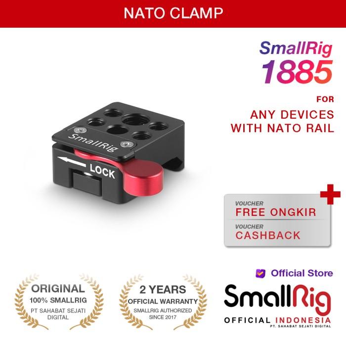 Smallrig Nato Clamp For Nato Rail Accessories With 1/4"-20 Holes 1885 Readyy Kak^_^
