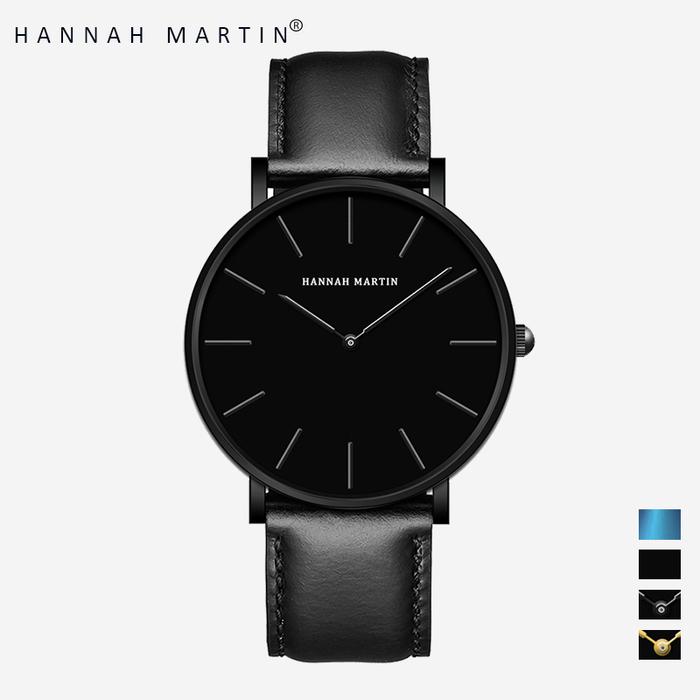 JAM TANGAN PRIA DIJAMIN 100% ORIGINAL 100% ORI JAM TANGAN ANALOG PRIA HANNAH MARTIN CH03H