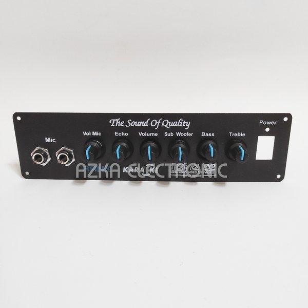 Kit Tone Control Mic Echo Plus Subwoofer With Panel