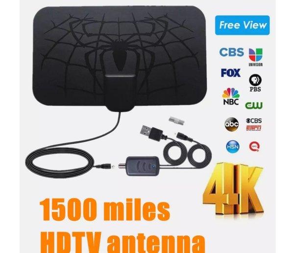 Venus antena tv indoor outdoor 1500 km digital tv HDTV 4k ultra hd 3d luar dalam penguat sinyal