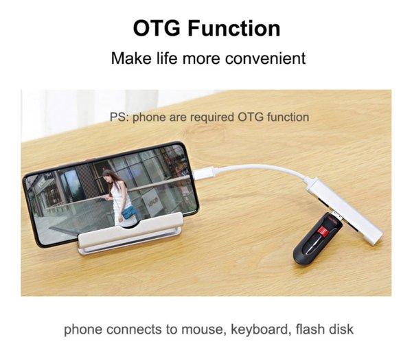 xon type c 3.1 to USB hub 4 port adapter for Apple Mac plug play enjoy games expander high speed fas