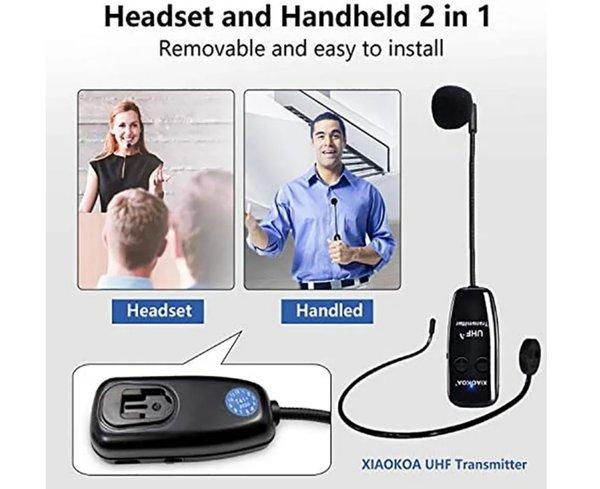 shure good UHF wireless mic mikrofon headset lavalier meeting guru tour guide imam mesjid musholla p