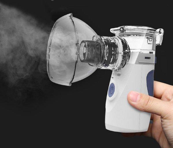 ultrasonic nebulizer Compact asma alat terapi pernafasan inhale kesehatan perawatan hidung sinus uap