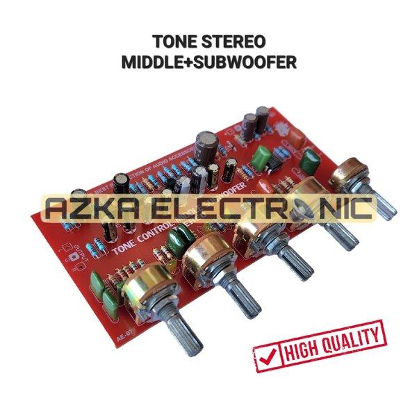 Kit Tone Control Stereo Middle Plus Subwoofer 12V DC AE-07