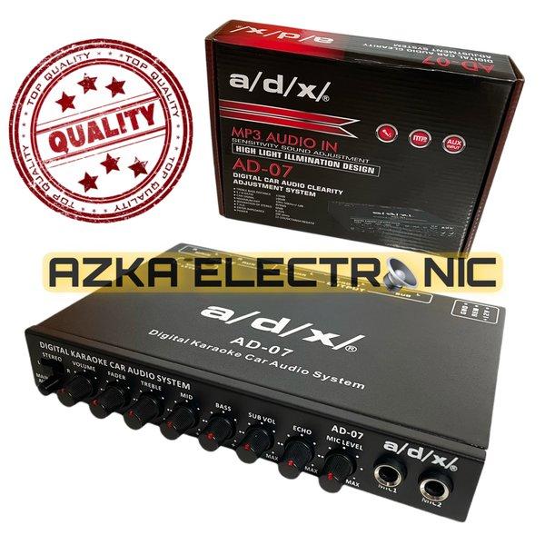 Preamp Parametrik Equalizer Tone Control Karaoke Mobil ADX 07