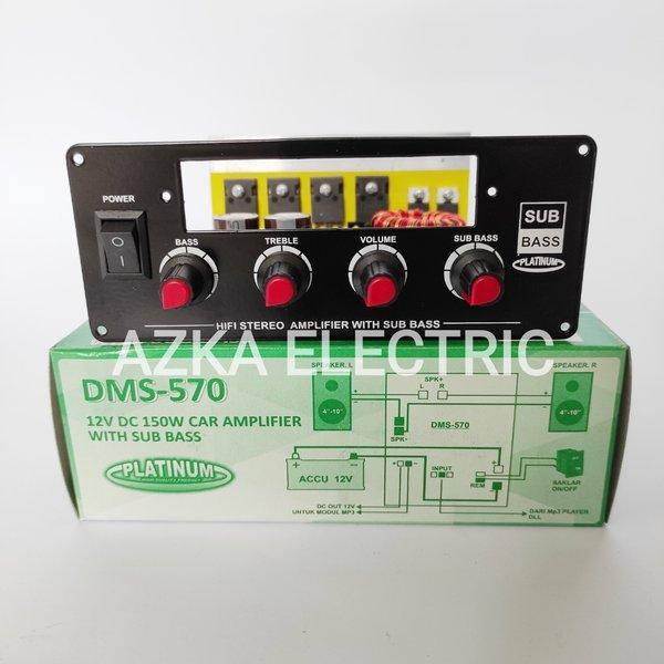 Kit Power Amplifier Speaker Aktif Stereo 12V DC DMS 570