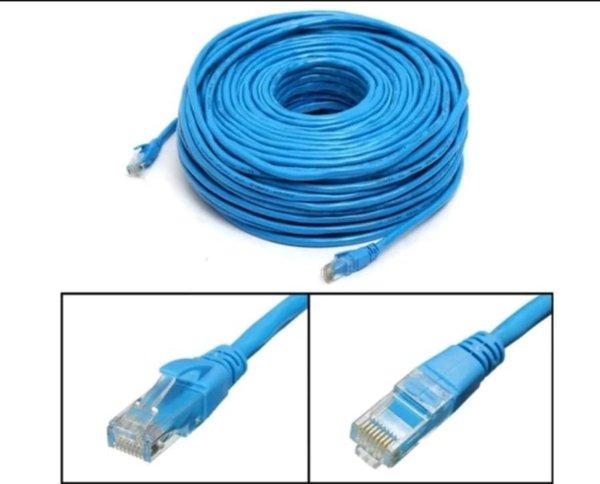kabel lan to Lan ethernet 3 2 cat5 cat5e cat 5e high speed original tebal panjang 25m network networ