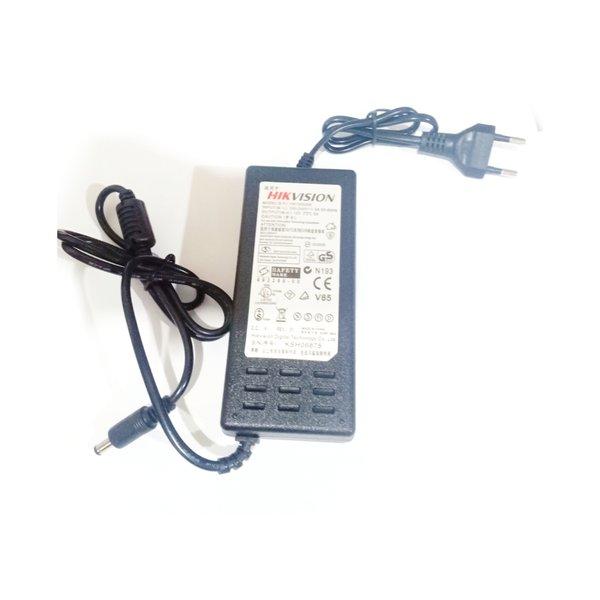 DC Jack 2.1mm 2.5mm x 5.5mm adaptor charger 12v 5A murni original Hikvision power supply trafo dvr c