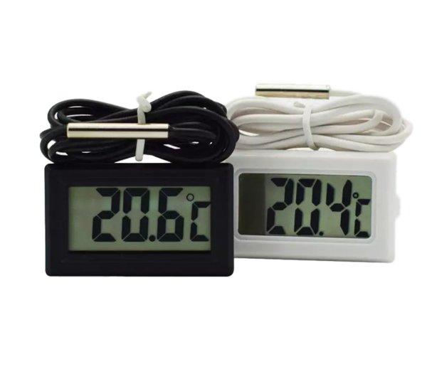 thermometer ruangan pengukur suhu kandang air akuarium ikan kura kura termometer digital aquarium ta