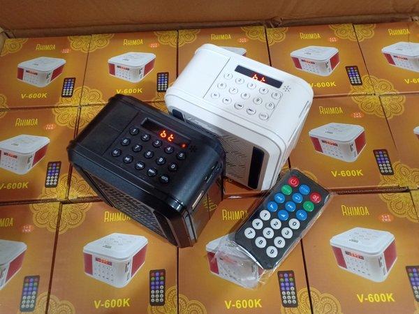 hitam speaker rhimoa v600k remote kontrol bluetooth moncer go portable tombol repeat tp v 600 bt k