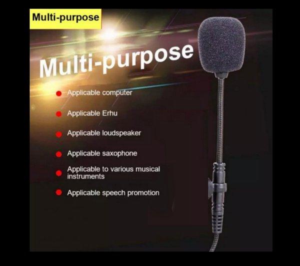 mic mikrofon flexible kabel audio Jack 3.5mm colokan pc laptop notebook komputer hp tablet