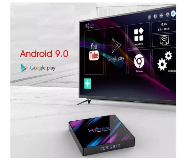 sky wifi smart tv box android 9.0 32gb 4k ultra hd YouTube media set top box stb player