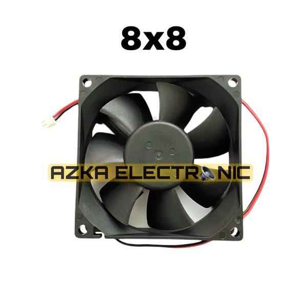 Kipas Fan DC 12V 8x8 CM Pendingin Elektronik