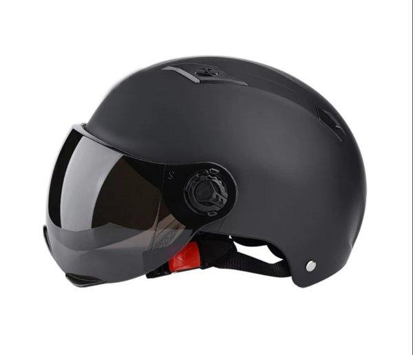 skybike helm sepeda motor skuter listrik elektrik hiking open kaca Scoopy half face