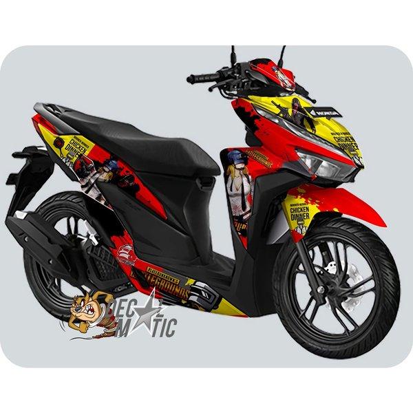 Striping Sticker Decal Full Body Vario 125 150 New Led - Pabji P U B-G