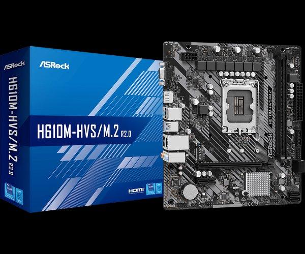 Motherboard ASRock H610M-HVS/M.2 R2.0 DDR4 Intel LGA 1700 Gen12