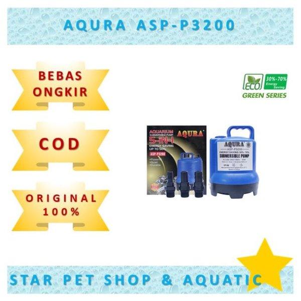 pompa celup AQURA ASP P 3200 kolam ikan water pump