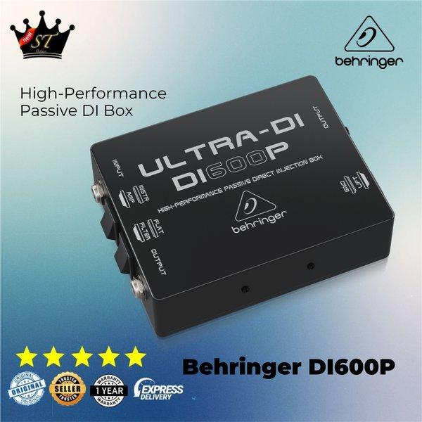 Behringer DI600P DI600 P Passive DI Box Pasif 1 Channel Direct Box Gitar Instrument Amplfier