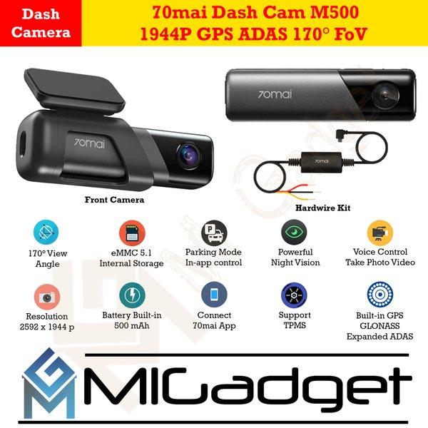 70mai Dash Cam M500 M 500 1944P Built in 64GB Storage GPS ADAS 170 Derajat FoV