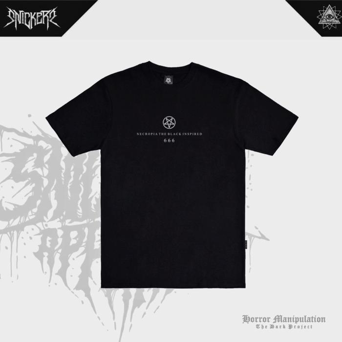 Super Hot! Snickers Apparel / Tshirt / B Tshirt / Baju Kaos Pendek Hitam"Ts.Slavesv2" Murah