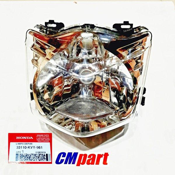 lampu depan beat lama - reflektor depan beat karbu 33110-KVY-961 original HONDA