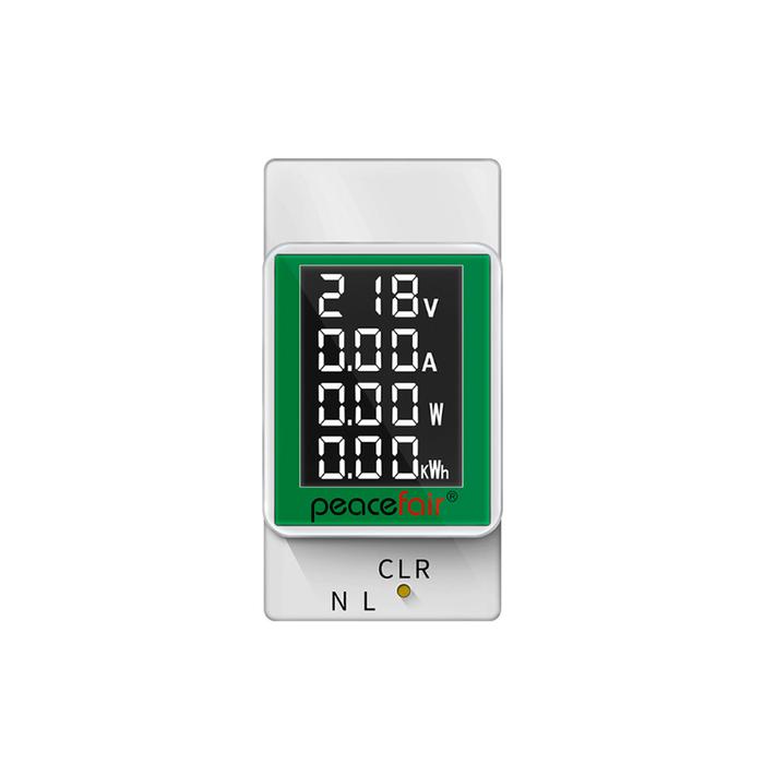 AC Digital Display Rail Meter AC 50V-300V 100A Digital Power Energy Voltmeter Ammeter Power Consumpt