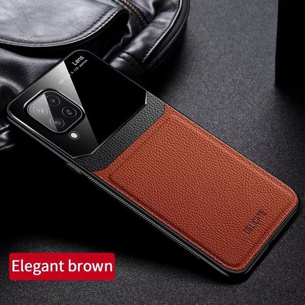 Original Soft Case Delicate Glass Leather Cover Casing Samsung Galaxy A22 4G 2021 Softcase Ultra Thi