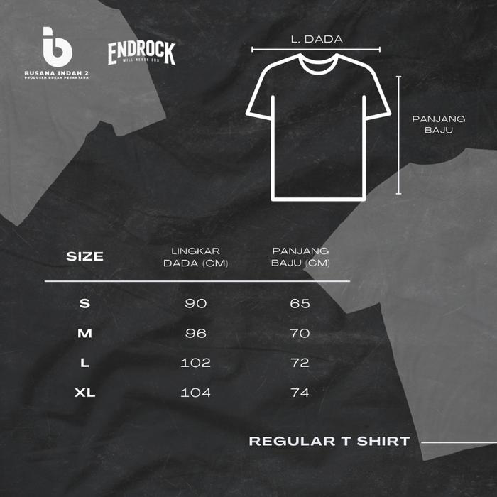 Best Promo! Kaos Original Endrock Tema Endrock Terbatas
