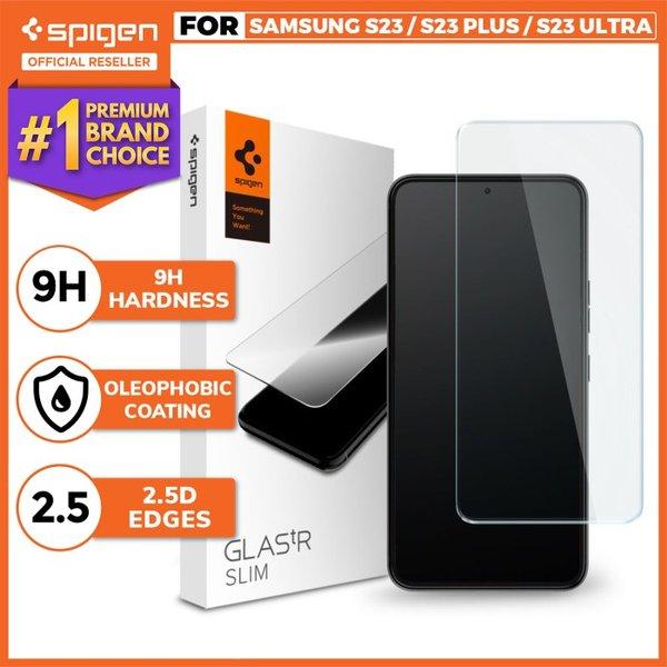 Original Spigen Glass TR Slim Tempered Glass Samsung Galaxy S23 Ultra Plus 5G Screen Guard Protector