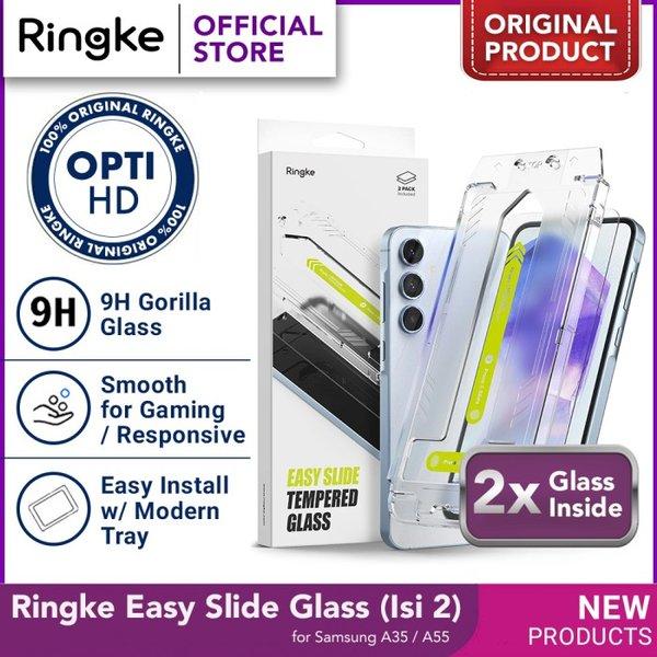 Ringke Tempered Glass Samsung A35 / A55 - Easy Slide Anti Gores